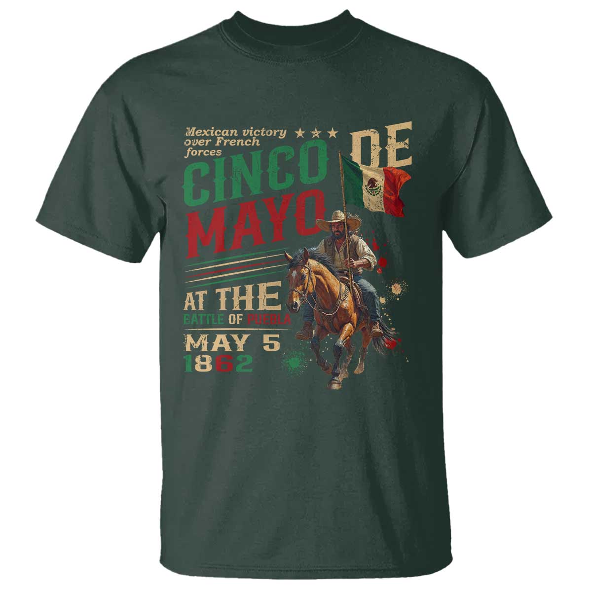 Cinco De Mayo Celebrate The Battle Of Puebla Mexico T Shirt