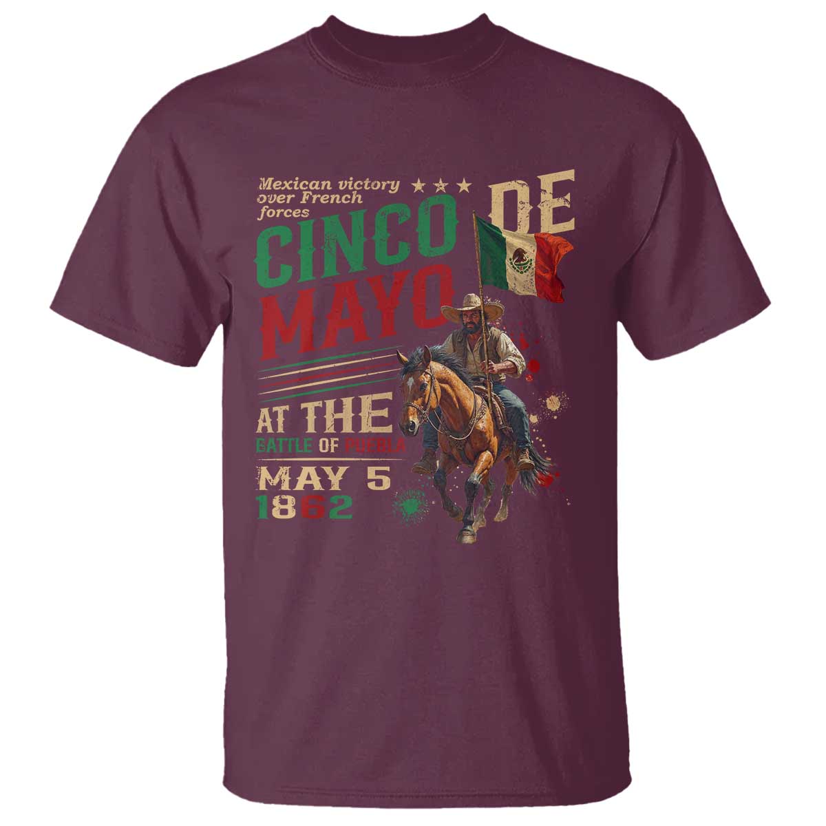 Cinco De Mayo Celebrate The Battle Of Puebla Mexico T Shirt