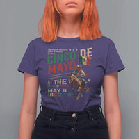 Cinco De Mayo Celebrate The Battle Of Puebla Mexico T Shirt For Women