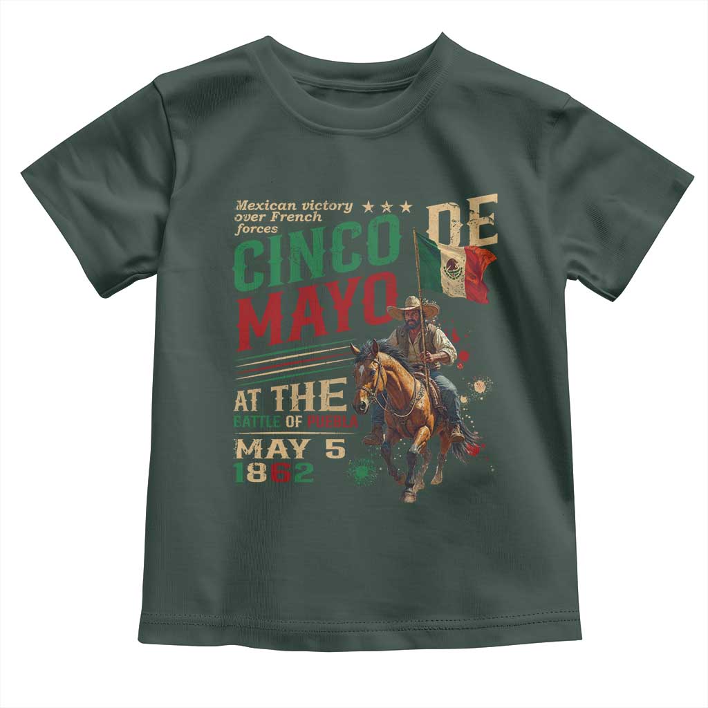 Cinco De Mayo Celebrate The Battle Of Puebla Mexico Toddler T Shirt