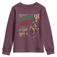 Cinco De Mayo Celebrate The Battle Of Puebla Mexico Youth Sweatshirt