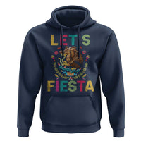 Funny Cinco De Mayo Hoodie Let's Fiesta Golden Eagle Mexico Flag
