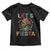 Funny Cinco De Mayo Toddler T Shirt Let's Fiesta Golden Eagle Mexico Flag
