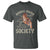 Funny Badass Mama Society T Shirt Vintage Tiger Mother's Day