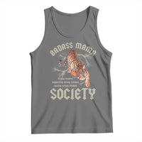Funny Badass Mama Society Tank Top Vintage Tiger Mother's Day