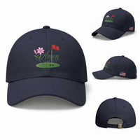 Amen Funny Golf Baseball Cap Azalea Floral Augusta Georgia for Golfers