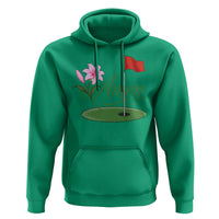Amen Funny Golf Hoodie Azalea Floral Augusta Georgia for Golfers