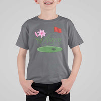 Amen Funny Golf T Shirt For Kid Azalea Floral Augusta Georgia for Golfers
