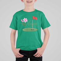 Amen Funny Golf T Shirt For Kid Azalea Floral Augusta Georgia for Golfers