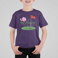 Amen Funny Golf T Shirt For Kid Azalea Floral Augusta Georgia for Golfers