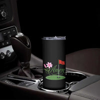 Amen Funny Golf Skinny Tumbler Azalea Floral Augusta Georgia for Golfers