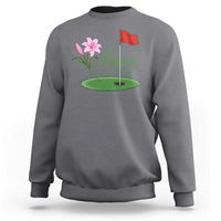 Amen Funny Golf Sweatshirt Azalea Floral Augusta Georgia for Golfers