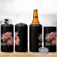 Talk Derby To Me 4 in 1 Can Cooler Tumbler Funny Horse Racing Derby Day Stargazer Lilies