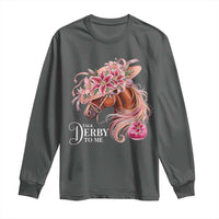 Talk Derby To Me Long Sleeve Shirt Funny Horse Racing Derby Day Stargazer Lilies