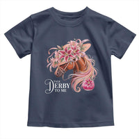 Talk Derby To Me Toddler T Shirt Funny Horse Racing Derby Day Stargazer Lilies