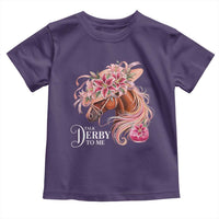 Talk Derby To Me Toddler T Shirt Funny Horse Racing Derby Day Stargazer Lilies