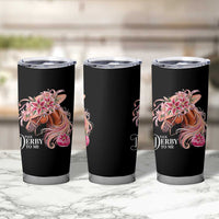 Talk Derby To Me Tumbler Cup Funny Horse Racing Derby Day Stargazer Lilies