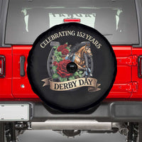 Celebrating 152 Years Derby Day Spare Tire Cover Vintage Horse Racing Roses