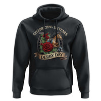 Celebrating 152 Years Derby Day Hoodie Vintage Horse Racing Roses