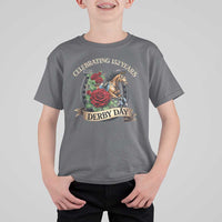 Celebrating 152 Years Derby Day T Shirt For Kid Vintage Horse Racing Roses