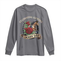 Celebrating 152 Years Derby Day Long Sleeve Shirt Vintage Horse Racing Roses