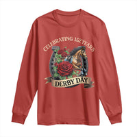 Celebrating 152 Years Derby Day Long Sleeve Shirt Vintage Horse Racing Roses