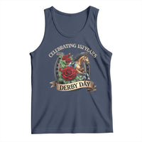Celebrating 152 Years Derby Day Tank Top Vintage Horse Racing Roses