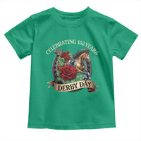 Celebrating 152 Years Derby Day Toddler T Shirt Vintage Horse Racing Roses