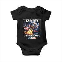 Back To The Moon Mission 2026 Baby Onesie Rocket Launch Moon Space Program