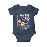 Back To The Moon Mission 2026 Baby Onesie Rocket Launch Moon Space Program