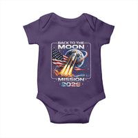 Back To The Moon Mission 2026 Baby Onesie Rocket Launch Moon Space Program