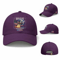 Back To The Moon Mission 2026 Baseball Cap Rocket Launch Moon Space Program
