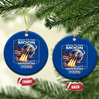 Back To The Moon Mission 2026 Ceramic Ornament Rocket Launch Moon Space Program