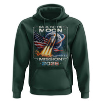 Back To The Moon Mission 2026 Hoodie Rocket Launch Moon Space Program