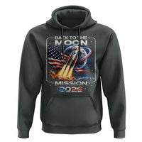 Back To The Moon Mission 2026 Hoodie Rocket Launch Moon Space Program