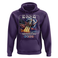 Back To The Moon Mission 2026 Hoodie Rocket Launch Moon Space Program