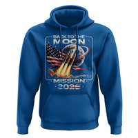 Back To The Moon Mission 2026 Hoodie Rocket Launch Moon Space Program