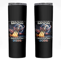 Back To The Moon Mission 2026 Skinny Tumbler Rocket Launch Moon Space Program