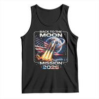 Back To The Moon Mission 2026 Tank Top Rocket Launch Moon Space Program