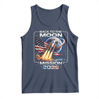 Back To The Moon Mission 2026 Tank Top Rocket Launch Moon Space Program