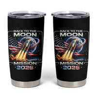 Back To The Moon Mission 2026 Tumbler Cup Rocket Launch Moon Space Program