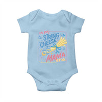 In My String Cheese Mama Era Baby Onesie Funny Mom Life Coquette Bow