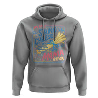 In My String Cheese Mama Era Hoodie Funny Mom Life Coquette Bow