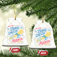 In My String Cheese Mama Era Ceramic Ornament Funny Mom Life Coquette Bow