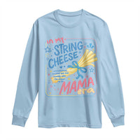 In My String Cheese Mama Era Long Sleeve Shirt Funny Mom Life Coquette Bow