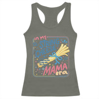 In My String Cheese Mama Era Racerback Tank Top Funny Mom Life Coquette Bow
