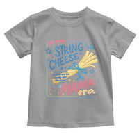 In My String Cheese Mama Era Toddler T Shirt Funny Mom Life Coquette Bow
