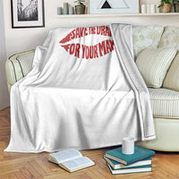Save The Drama For Your Mama Throw Blanket Retro 90s Sitcom