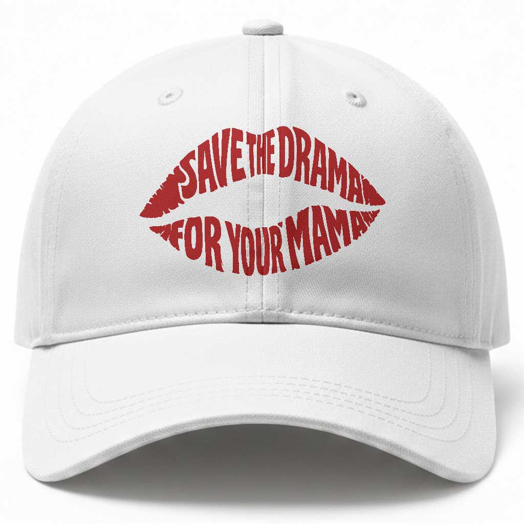 Save The Drama For Your Mama Baseball Cap Retro 90s Sitcom