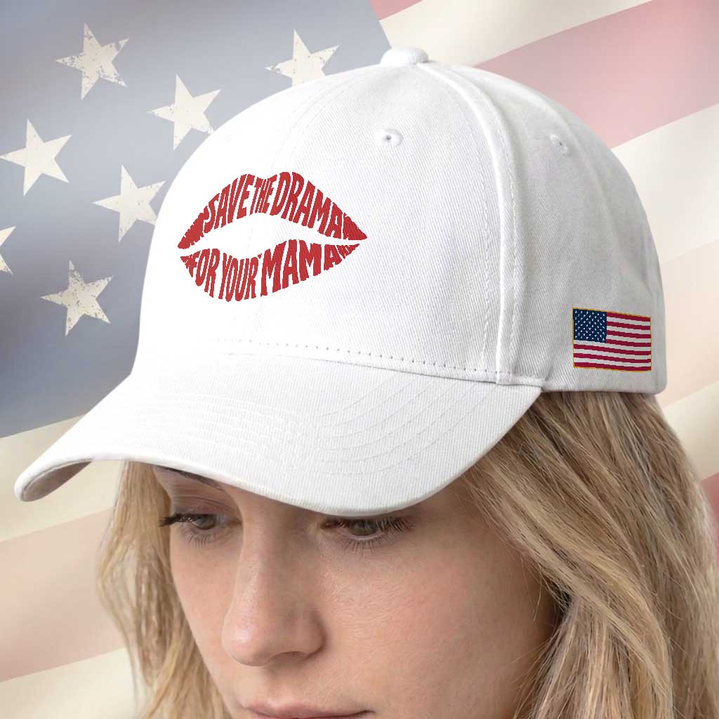 Save The Drama For Your Mama Baseball Cap Retro 90s Sitcom